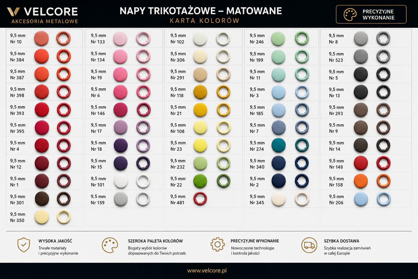 Karta kolorów matowych